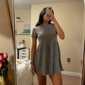 Gray Tee Dress